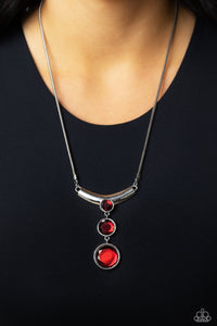 Necklace Short,Red,Alluring Andante Red ✧ Necklace