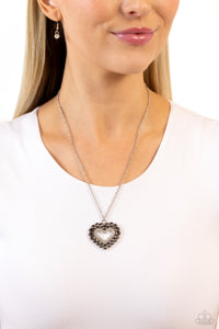 Hearts,Necklace Short,Silver,Valentine's Day,FLIRT No More Silver ✧ Heart Necklace