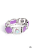 Majestic Mashup Purple ✧ Iridescent Stretch Bracelet