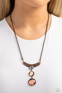 Copper,Iridescent,Necklace Short,Peachy,Alluring Andante Copper ✧ Iridescent Necklace