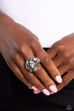 BLING Loud and Proud Silver ✧ Hematite Ring