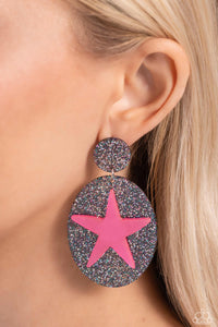 Earrings Post,Favorite,Multi-Colored,Pink,Galaxy Getaway Pink ✧ Post Earrings