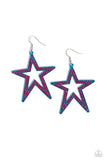 Rockstar Energy Blue ✧ Star Earrings