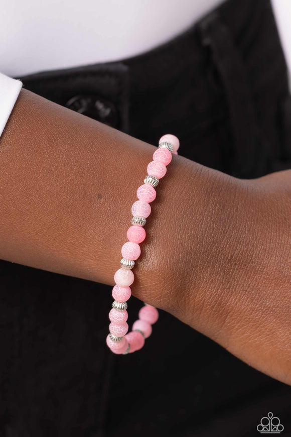 Ethereally Earthy Pink ✧ Stretch Bracelet