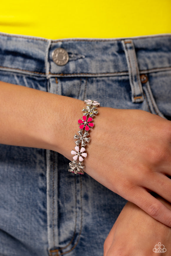 Floral Fair Pink ✧ Stretch Bracelet