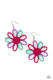 Decorated Daisies White ✧ Seed Bead Earrings