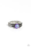 Sinuous Spotlight Purple ✧ Opalescent Ring