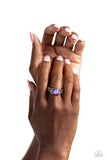 Sinuous Spotlight Purple ✧ Opalescent Ring