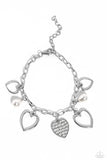 GLOW Your Heart White ✧ Heart Bracelet