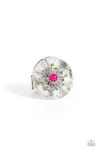Exclusive,Life of the Party,Multi-Colored,Pink,Ring Wide Back,Seriously SUNBURST Pink ✧ Ring