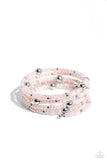 Refined Retrograde Pink ✧ Coil Bracelet