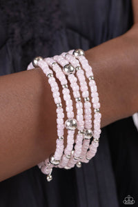 Bracelet Coil,Light Pink,Pink,Refined Retrograde Pink ✧ Coil Bracelet