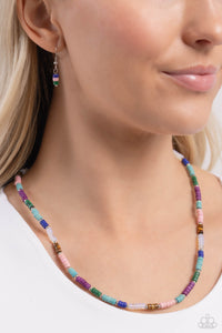 Multi-Colored,Necklace Short,Oasis Outline Multi ✧ Necklace