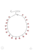 Delicate Display Red ✧ Choker Necklace