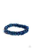 Monochromatic Mechanic Blue ✧ Stretch Bracelet
