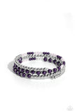 Just SASSING Through Purple ✧ Coil Bracelet