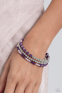Bracelet Coil,Purple,Just SASSING Through Purple ✧ Coil Bracelet