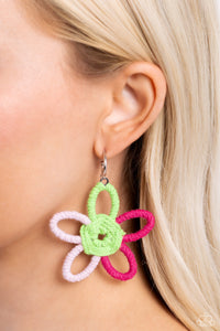 Earrings Fish Hook,Green,Light Pink,Pink,Spin a Yarn Pink ✧ Earrings