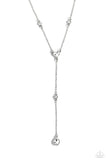 Lavish Lariat White ✧ Necklace