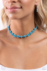 Blue,Necklace Choker,Necklace Short,Dreamy Duchess Blue ✧ Choker Necklace