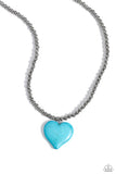 Picturesque Pairing Blue ✧ Heart Necklace