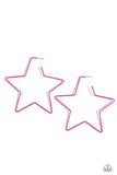 Starstruck Secret Pink ✧ Hoop Star Earrings