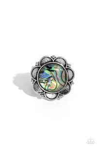 Blue,Multi-Colored,Ring Wide Back,Silver,Artistic Accomplishment Blue ✧ Ring