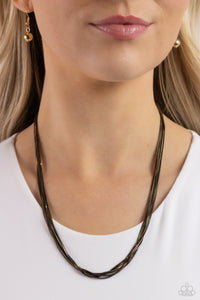 Black,Gold,Gunmetal,Necklace Short,Salvaging Sass Black ✧ Necklace