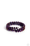 Seriously Stellar Purple ✧ Iridescent Coil Bracelet