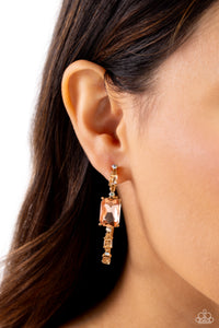 Earrings Hoop,Gold,Iridescent,Orange,Elite Ensemble Gold ✧ Iridescent Hoop Earrings