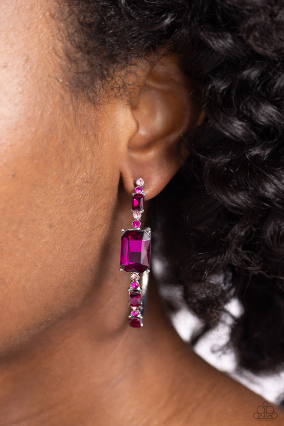 Elite Ensemble Pink ✧ Hoop Earrings