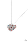 Flirting Ferris Wheel Red ✧ Heart Necklace