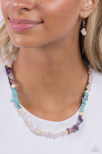 Light Pink,Multi-Colored,Necklace Short,Pink,Purple,Turquoise,Soothing Stones Pink ✧ Necklace