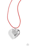 Devoted Daze Red ✧ Heart Necklace