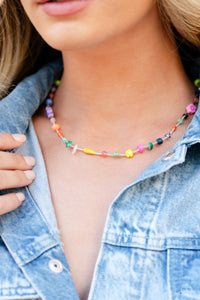 2023 Fall Preview Collection,Multi-Colored,Necklace Short,Ambitious Assortment Multi ✧ Necklace