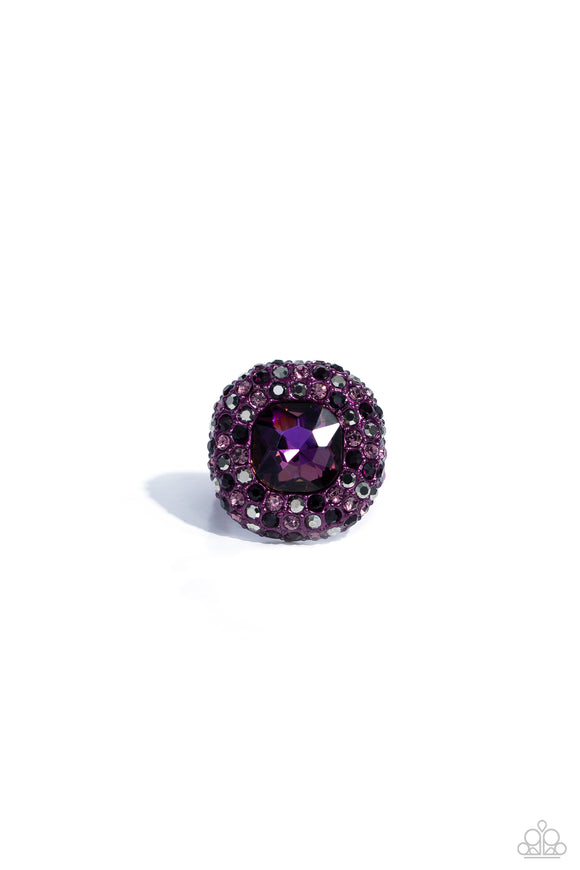 Glistening Grit Purple ✧ Ring