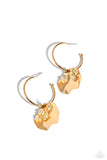 Majestic Mermaid Gold ✧ Hoop iridescent Earrings