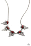 Scintillating Shimmer Red ✧ Necklace