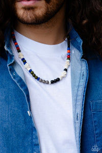 2023 Fall Preview Collection,Multi-Colored,Necklace Short,Urban Necklace,Beaded Bravery Multi ✧ Urban Necklace