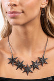 Rockstar Ready Black ✧ Hematite Star Necklace