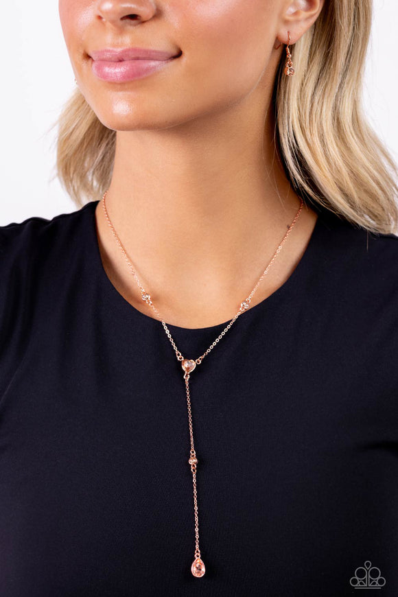 Lavish Lariat Copper ✧ Necklace