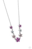 Spring Showcase Purple ✧ Iridescent Necklace