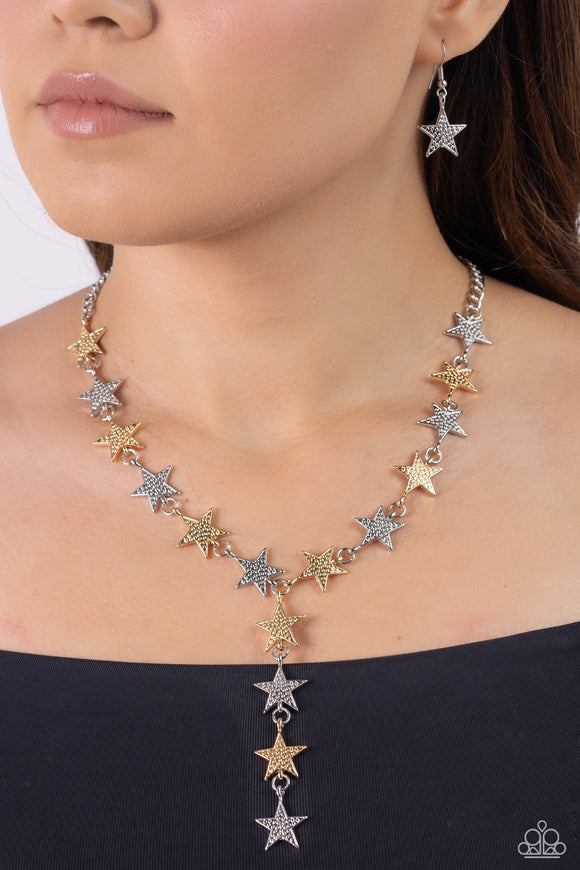 Reach for the Stars Multi ✧ Star Necklace