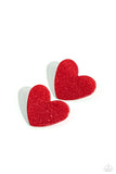 Sparkly Sweethearts Red ✧ Heart Earrings