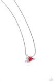 Courting Cupid Red ✧ Heart Necklace