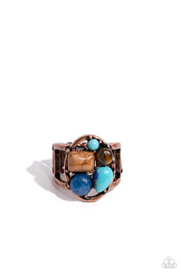 2023 Fall Preview Collection,Copper,Tiger's Eye,Turquoise,Crafted Collection Copper ✧ Tiger's Eye Ring