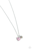 Devoted Delicacy Pink ✧ Iridescent Heart Necklace