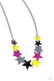 Starstruck Season Black ✧ Stars Necklace