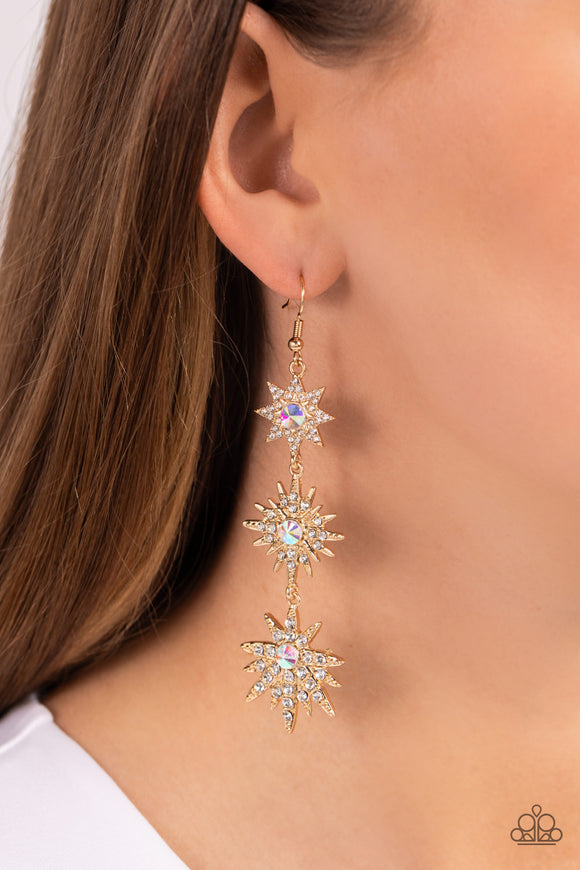 Stellar Series Gold ✧ Iridescent Earrings