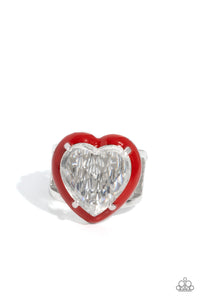Hearts,Red,Ring Wide Back,Valentine's Day,Hallmark Heart Red ✧ Ring